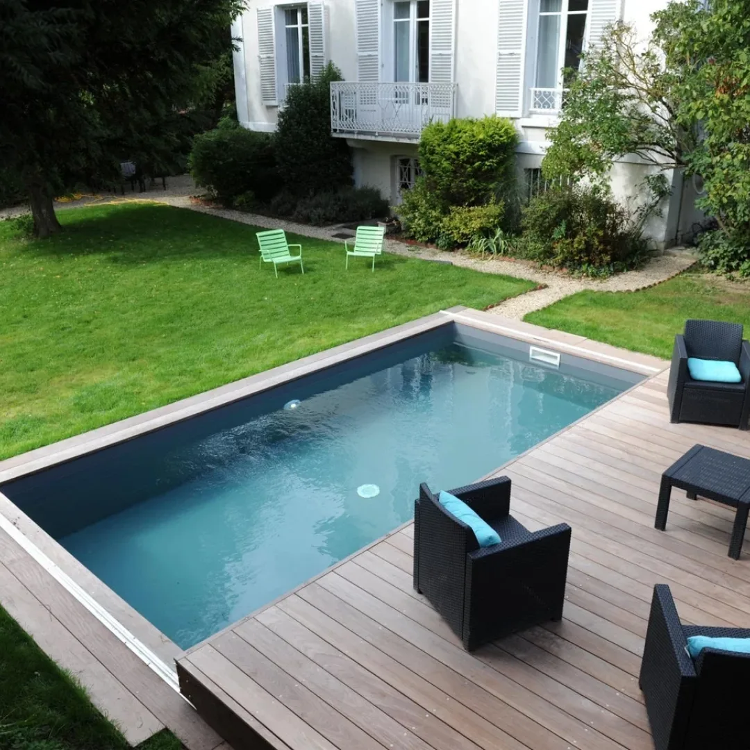 Раздвижная терраса для бассейна в Туапсе