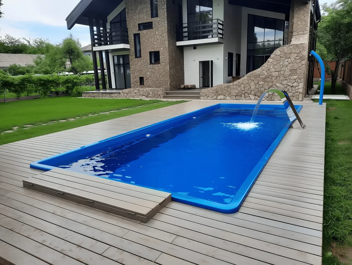 Композитный бассейн Laguna 9 — вид сверху в Туапсе